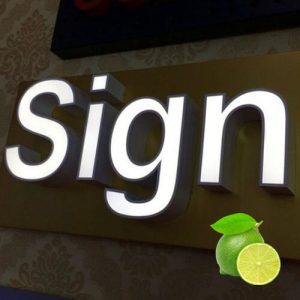 3D Acrylic LED Letters