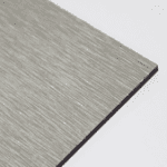 Letter Melamine on MDF Brushed Grey 3mm