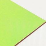 Letter Melamine on MDF Lime 3mm