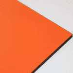 Letter Melamine on MDF Orange 3mm