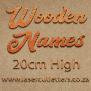 Wooden Names or Words 20cm High
