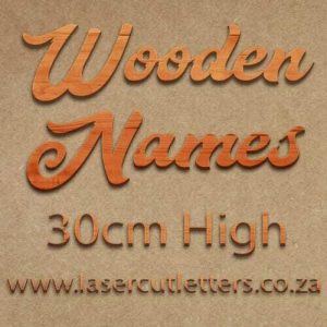 Wooden Names or Words 30cm High