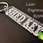Laser Cut Acrylic Key Chain