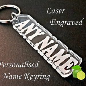 Laser Cut Acrylic Laser Engraved Key Chain