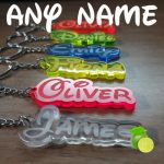 Wooden Perspex Names