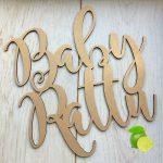 Large Wooden Names