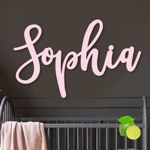 Large Wooden Names