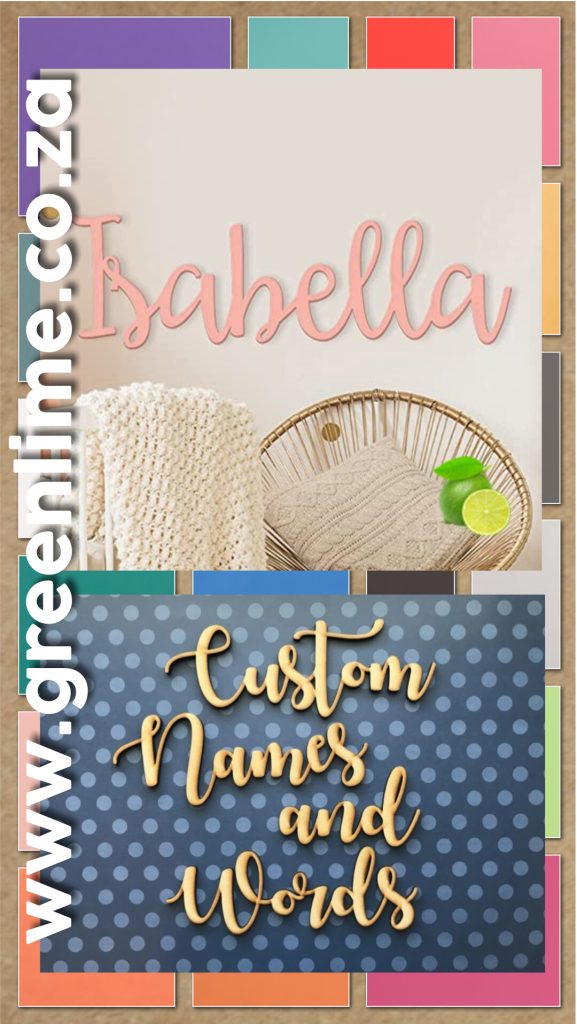 Wooden Names for Nursery