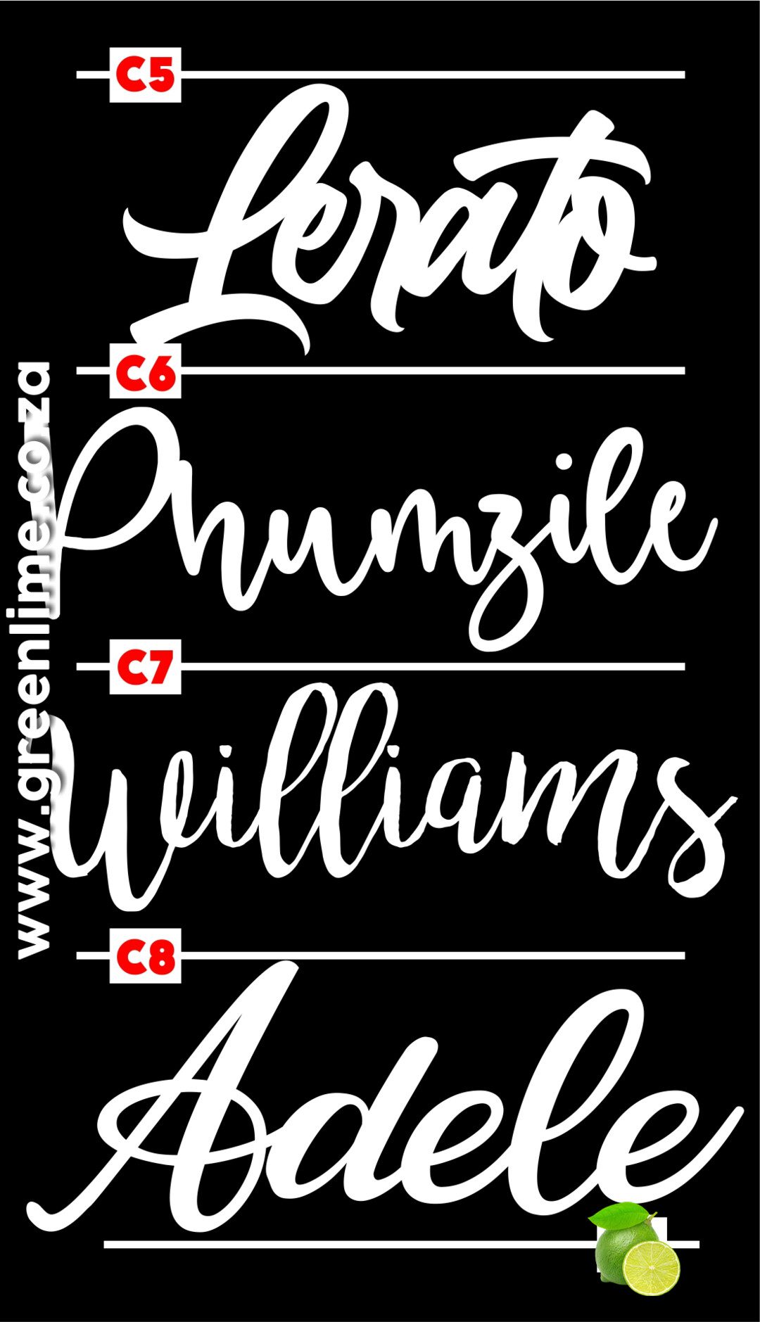 Connected Fonts