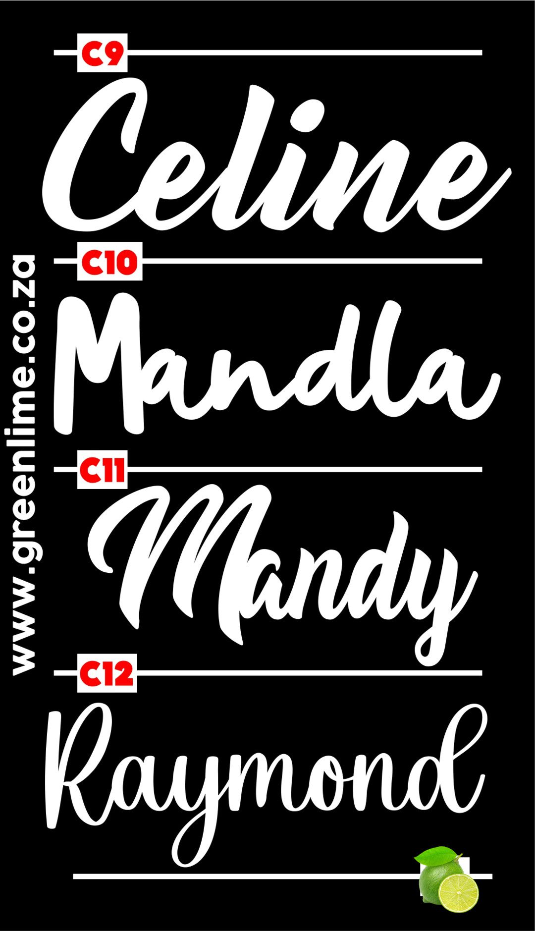 Connected Fonts