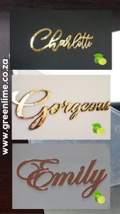 Mirror Names for Wall