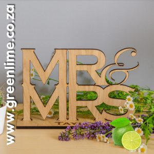 Mr Mrs Wedding Name Sign