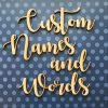 Wooden Name 20cm Long