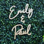 Wooden Name Backdrop