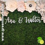 Wooden Name Backdrop