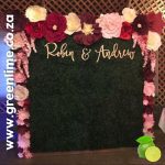 Wooden Name Backdrop