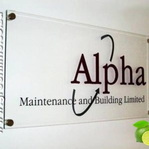 Custom Gold Name Sign