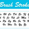 Mirror Wall Name Brush Stroke