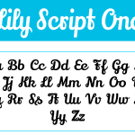 Lily Script One