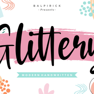 glittery