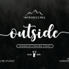 outside