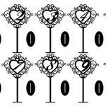 Freestanding Table Stand Numbers