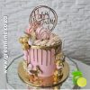 Gold Happy Birthday Cake Topper