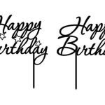Happy Birthday Wooden Stars
