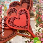 Heart Cake Topper 2