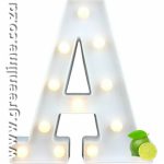 LED Letter Lights A
