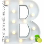 LED Letter Lights B