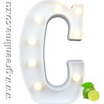 LED Letter Lights C