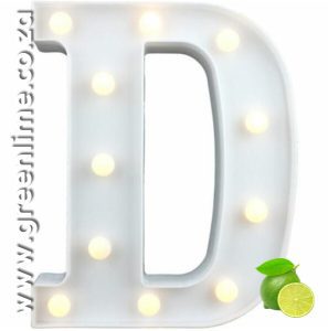 LED Letter Lights D