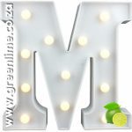 LED Letter Lights M
