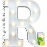 LED Letter Lights R