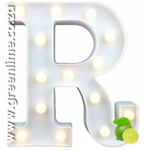 LED Letter Lights R