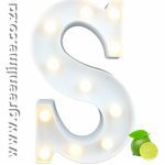 LED Letter Lights S