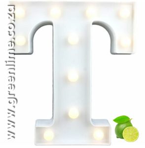 LED Letter Lights T