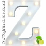LED Letter Lights Z