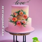 Love Cake Topper Silver