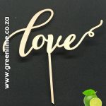 Love Cake Topper Valentine