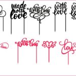 Love Cake Toppers Options