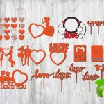 Valentine Cupcake Toppers