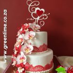 Wedding Cake Topper With Hearts