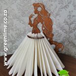 Wooden Girl Napkin Holder 1