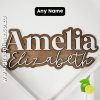 Custom Name on Background