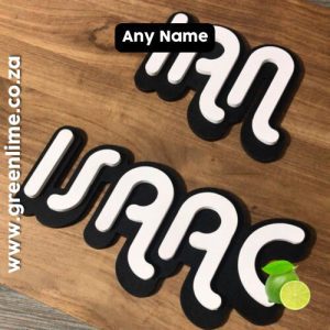 Custom Name on Background