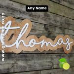 Custom Name on Background