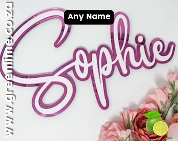 Name on Background Sample 12