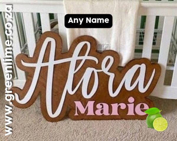 Name on Background Sample 3